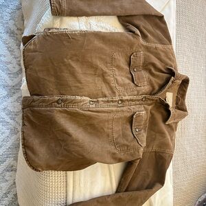 American Eagle Outfitters Tan Corduroy Jacket